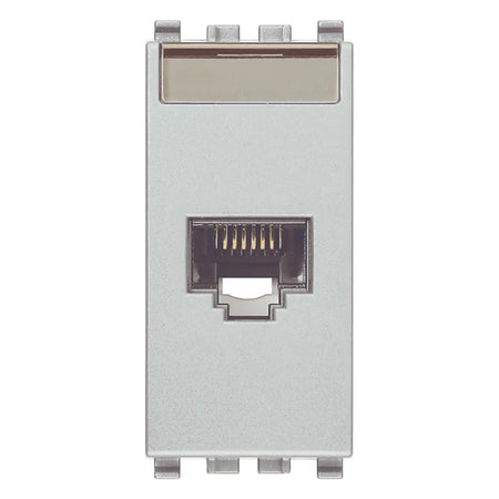 Vimar EIKON RJ45 Netsafe Outlet, T568A/B, Insulation-Piercing Terminals — Quality Boat Parts