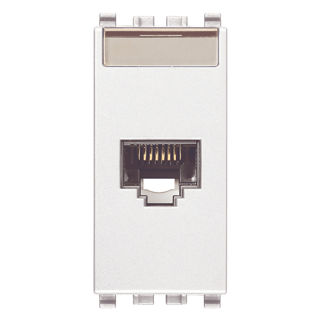 Vimar EIKON RJ45 Netsafe Outlet, T568A/B, Insulation-Piercing Terminals — Quality Boat Parts
