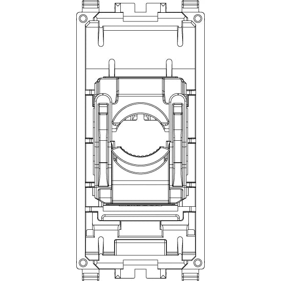 Vimar EIKON RJ45 Netsafe Outlet, T568A/B, Insulation-Piercing Terminals — Quality Boat Parts