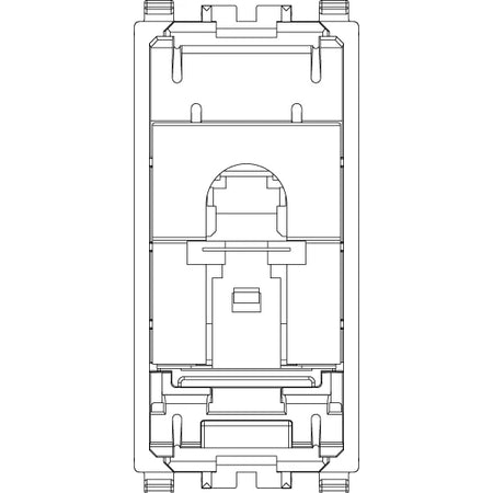 Vimar EIKON RJ45 Netsafe Outlet, T568A/B, Insulation-Piercing Terminals — Quality Boat Parts