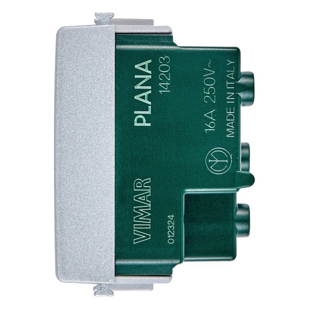 Vimar Plana 2P+E P17/11 Socket Outlet, 16A, 250V, IP20, Flush Mount — Quality Boat Parts