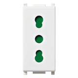 Vimar Plana 2P+E P17/11 Socket Outlet, 16A, 250V, IP20, Flush Mount — Quality Boat Parts