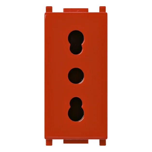 Vimar Plana 2P+E P17/11 Socket Outlet, 16A, 250V, IP20, Flush Mount — Quality Boat Parts