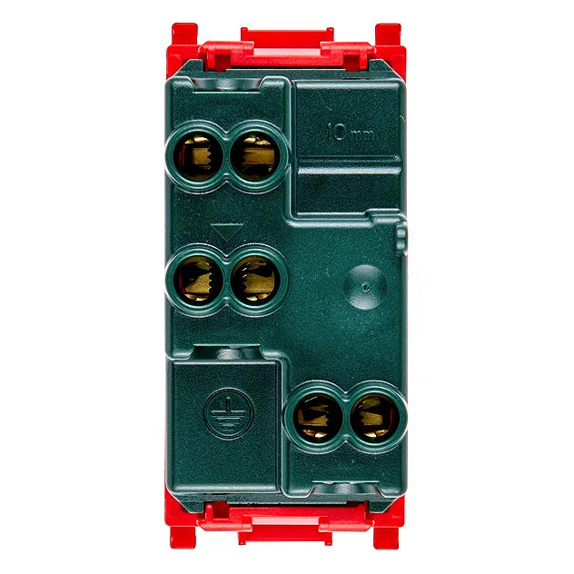 Vimar Plana 2P+E P17/11 Socket Outlet, 16A, 250V, IP20, Flush Mount — Quality Boat Parts