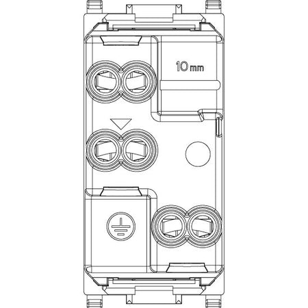 Vimar Plana 2P+E P17/11 Socket Outlet, 16A, 250V, IP20, Flush Mount — Quality Boat Parts