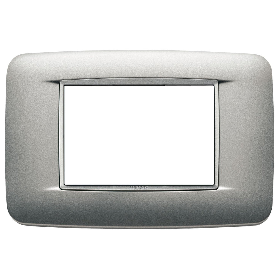 Vimar Eikon 3-Module Round Cover Plate, 120 x 80 mm, For 21613 Frame — Quality Boat Parts