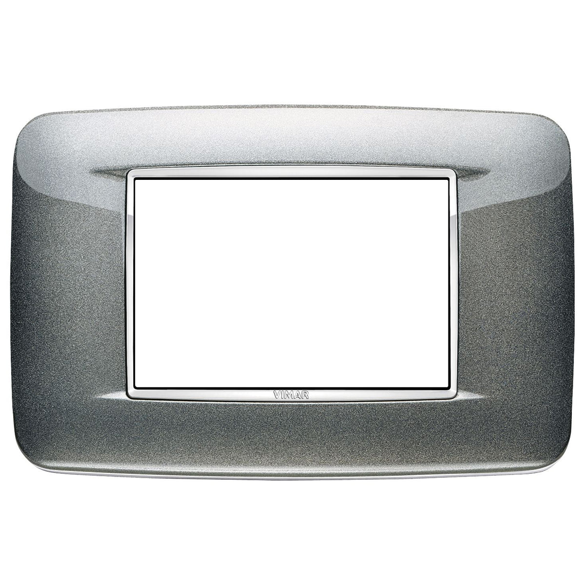 Vimar Eikon 3-Module Round Cover Plate, 120 x 80 mm, For 21613 Frame — Quality Boat Parts