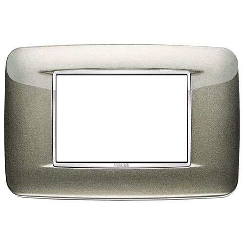 Vimar Eikon 3-Module Round Cover Plate, 120 x 80 mm, For 21613 Frame — Quality Boat Parts