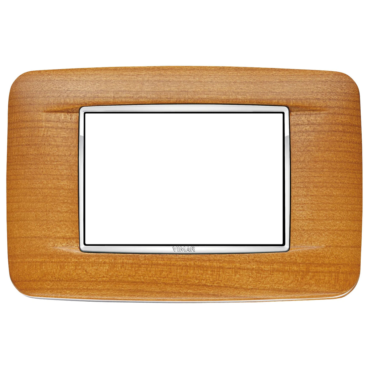 Vimar Eikon 3-Module Round Cover Plate, 120 x 80 mm, For 21613 Frame — Quality Boat Parts