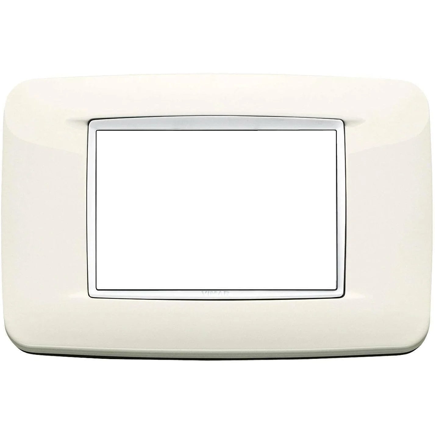 Vimar Eikon 3-Module Round Cover Plate, 120 x 80 mm, For 21613 Frame — Quality Boat Parts