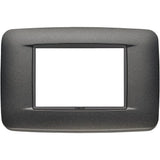Vimar Eikon 3-Module Round Cover Plate, 120 x 80 mm, For 21613 Frame — Quality Boat Parts