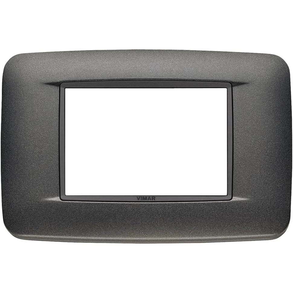 Vimar Eikon 3-Module Round Cover Plate, 120 x 80 mm, For 21613 Frame — Quality Boat Parts