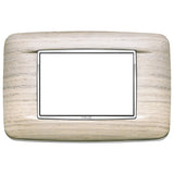 Vimar Eikon 3-Module Round Cover Plate, 120 x 80 mm, For 21613 Frame — Quality Boat Parts