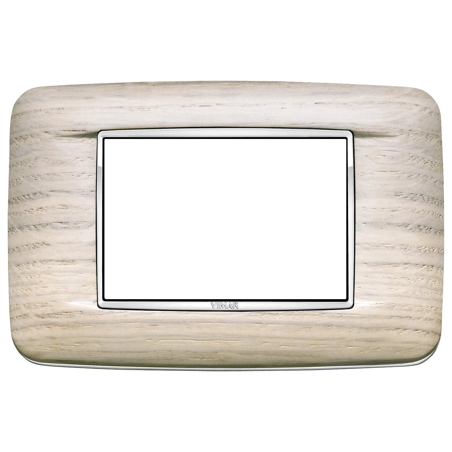Vimar Eikon 3-Module Round Cover Plate, 120 x 80 mm, For 21613 Frame — Quality Boat Parts