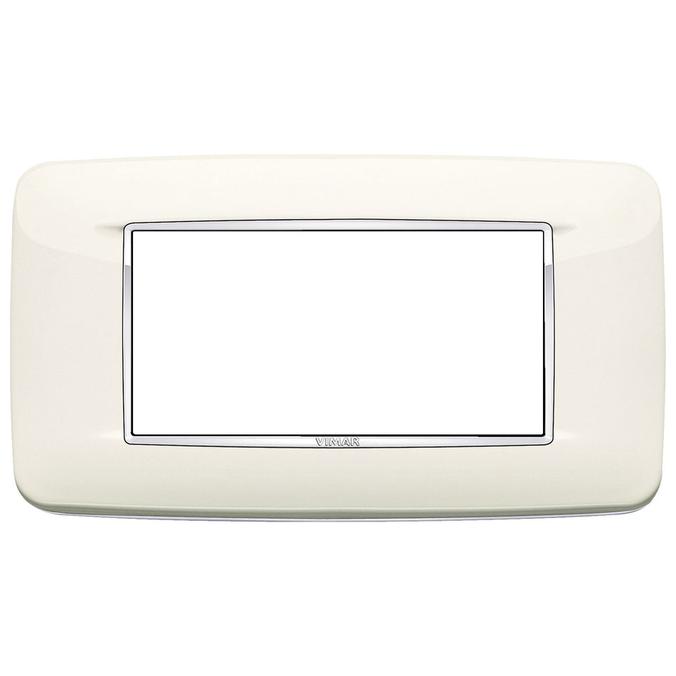Vimar Eikon 4-Module Round Cover Plate — Quality Boat Parts