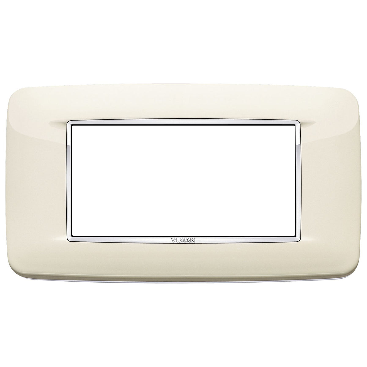 Vimar Eikon 4-Module Round Cover Plate — Quality Boat Parts