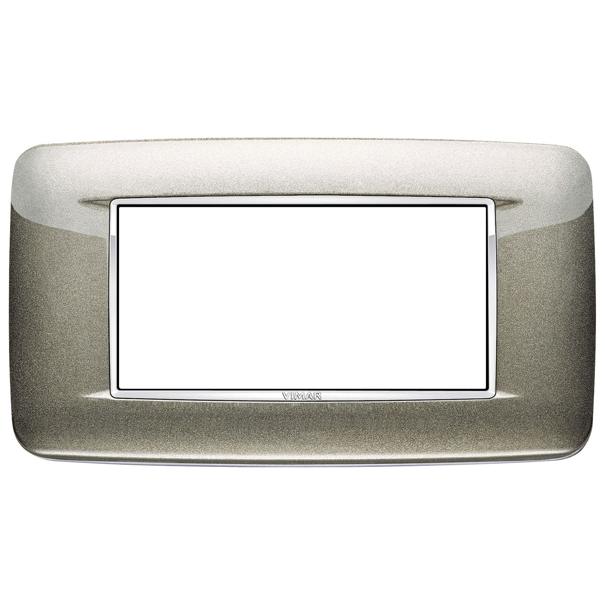 Vimar Eikon 4-Module Round Cover Plate — Quality Boat Parts