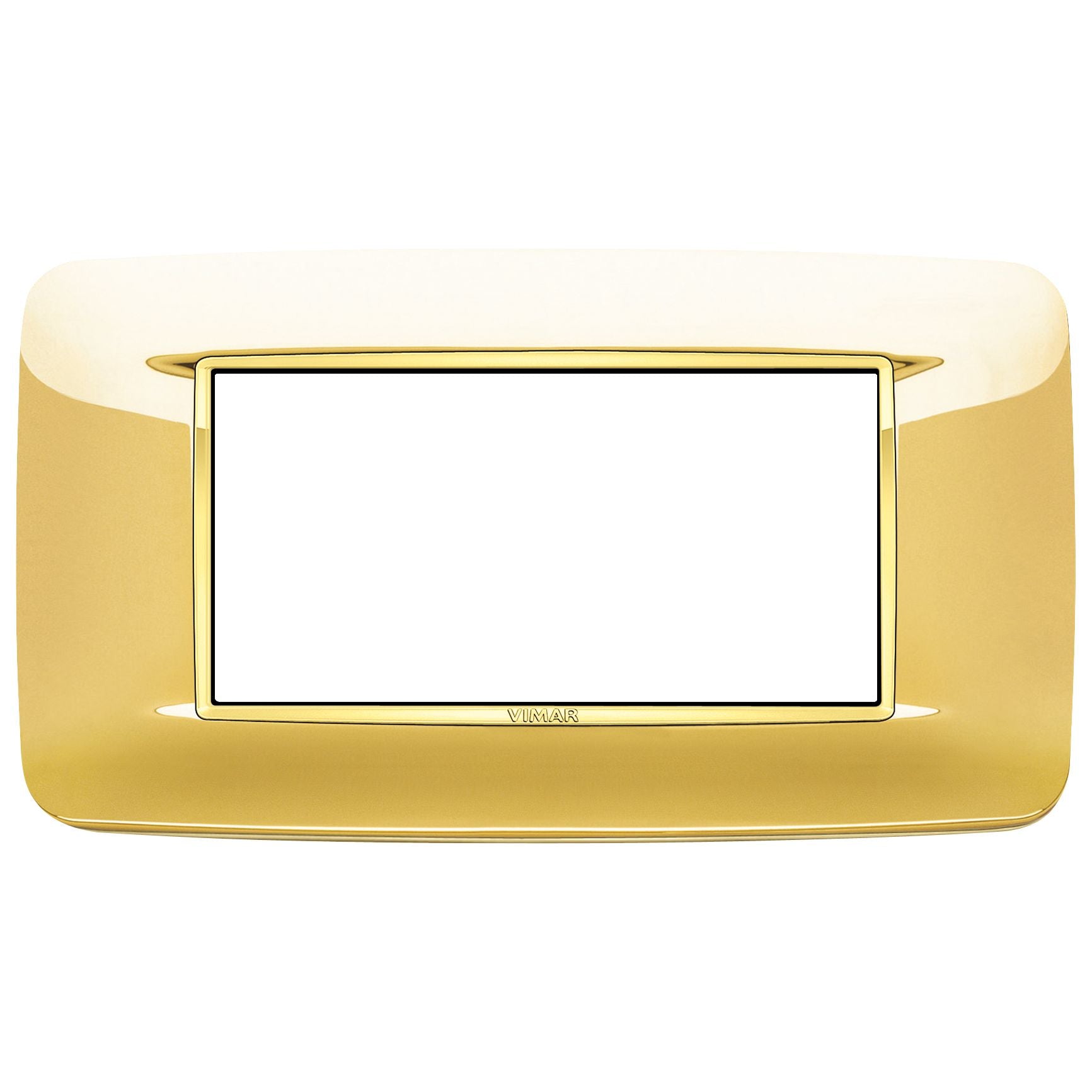 Vimar Eikon 4-Module Round Cover Plate — Quality Boat Parts