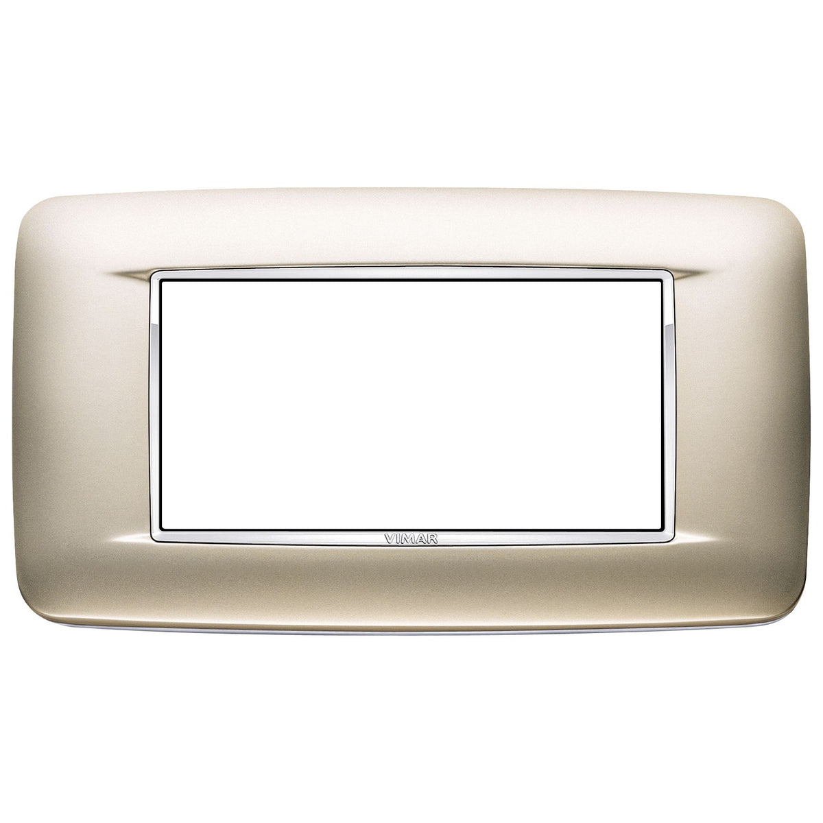 Vimar Eikon 4-Module Round Cover Plate — Quality Boat Parts