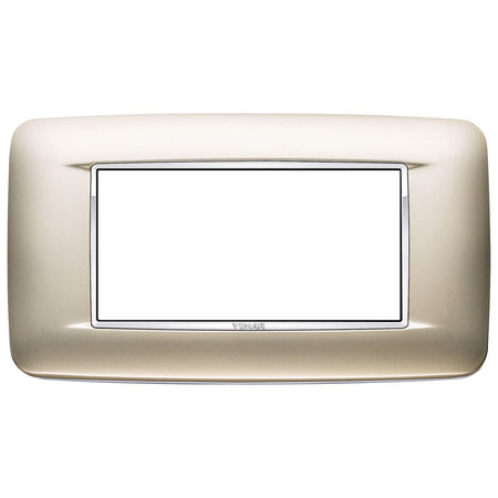 Vimar Eikon 4-Module Round Cover Plate — Quality Boat Parts