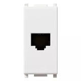 Vimar Plana RJ11 Phone Jack 6/4, Flush Mount, Screw Terminals, IP20 — Quality Boat Parts