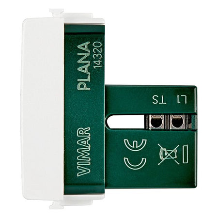 Vimar Plana RJ11 Phone Jack 6/4, Flush Mount, Screw Terminals, IP20 — Quality Boat Parts
