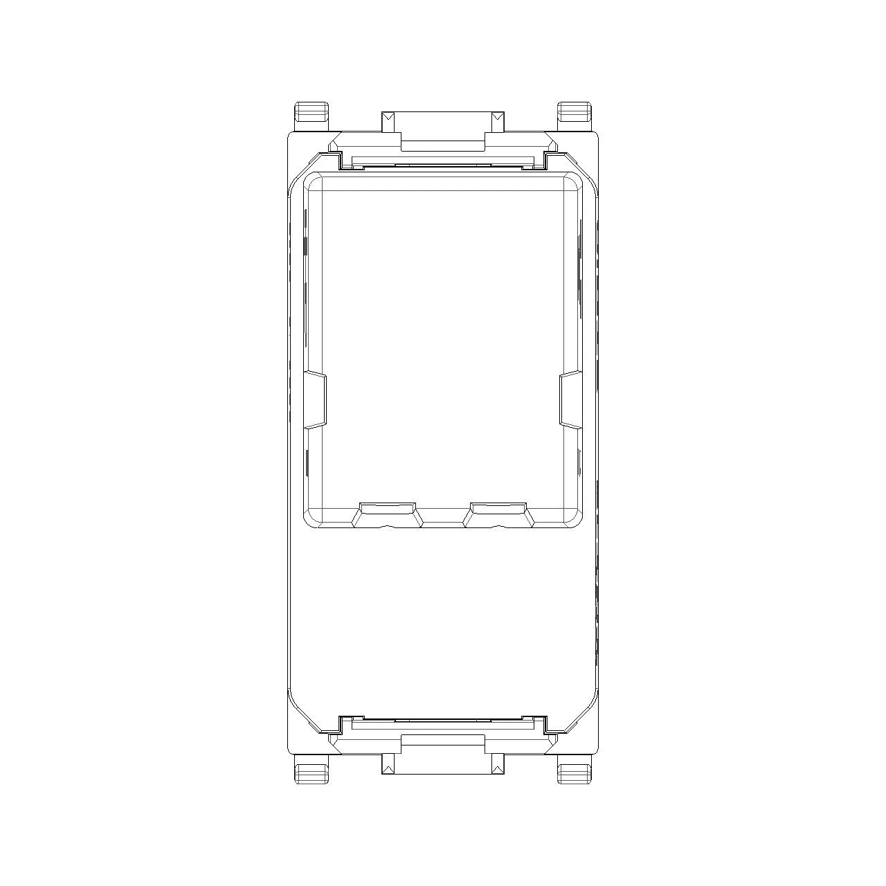 Vimar Plana RJ11 Phone Jack 6/4, Flush Mount, Screw Terminals, IP20 — Quality Boat Parts