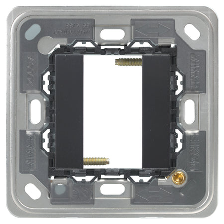 Vimar Eikon 1-Module Mounting Frame, For Square British Standard Mounting Boxes, With Screws — Quality Boat Parts