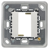Vimar Eikon 1-Module Mounting Frame, For Square British Standard Mounting Boxes, With Screws — Quality Boat Parts