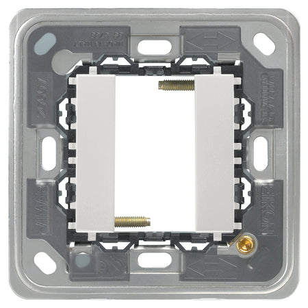 Vimar Eikon 1-Module Mounting Frame, For Square British Standard Mounting Boxes, With Screws — Quality Boat Parts