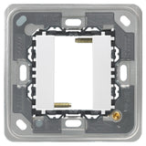 Vimar Eikon 1-Module Mounting Frame, For Square British Standard Mounting Boxes, With Screws — Quality Boat Parts