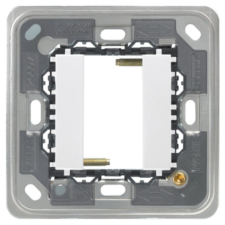 Vimar Eikon 1-Module Mounting Frame, For Square British Standard Mounting Boxes, With Screws — Quality Boat Parts