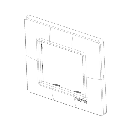 Vimar Plana 2-Module Cover Plate, IP00 — Quality Boat Parts