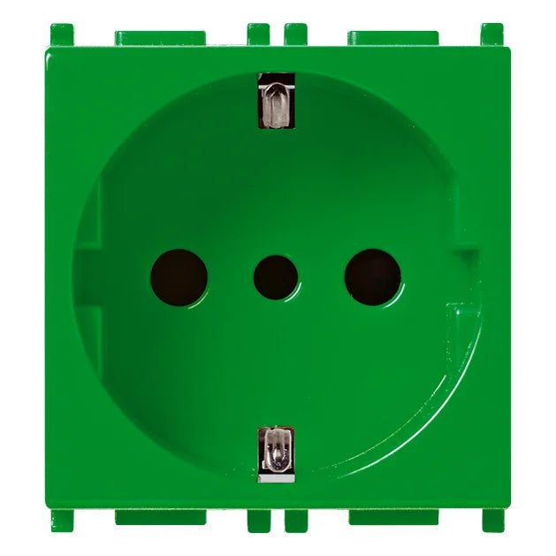 Vimar Plana 2P+E P30 Socket Outlet, 16A, 250V, Flush-Mounted, IP20 — Quality Boat Parts