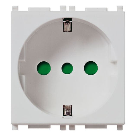 Vimar Plana 2P+E P30 Socket Outlet, 16A, 250V, Flush-Mounted, IP20 — Quality Boat Parts