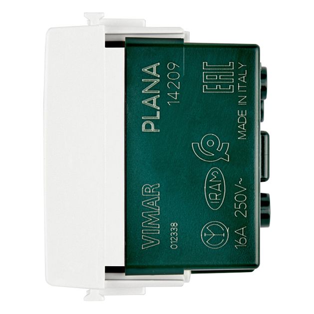 Vimar Plana 2P+E P30 Socket Outlet, 16A, 250V, Flush-Mounted, IP20 — Quality Boat Parts