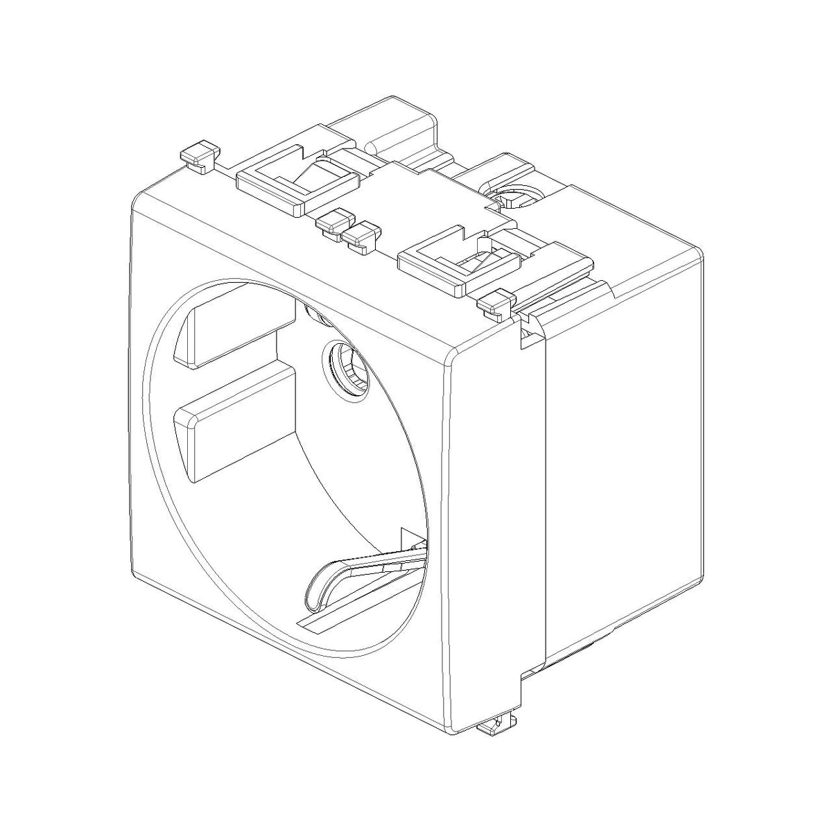 Vimar Plana 2P+E P30 Socket Outlet, 16A, 250V, Flush-Mounted, IP20 — Quality Boat Parts