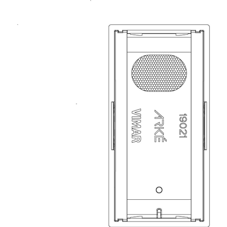 Vimar ARKÉ 1-Module Interchangeable Lightable Button, IP40 — Quality Boat Parts