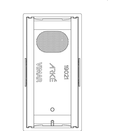 Vimar ARKÉ 1-Module Interchangeable Lightable Button, IP40 — Quality Boat Parts