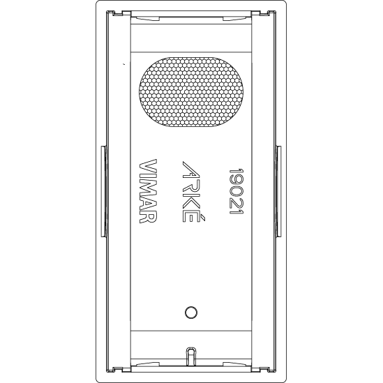 Vimar ARKÉ 1-Module Interchangeable Lightable Button, IP40 — Quality Boat Parts