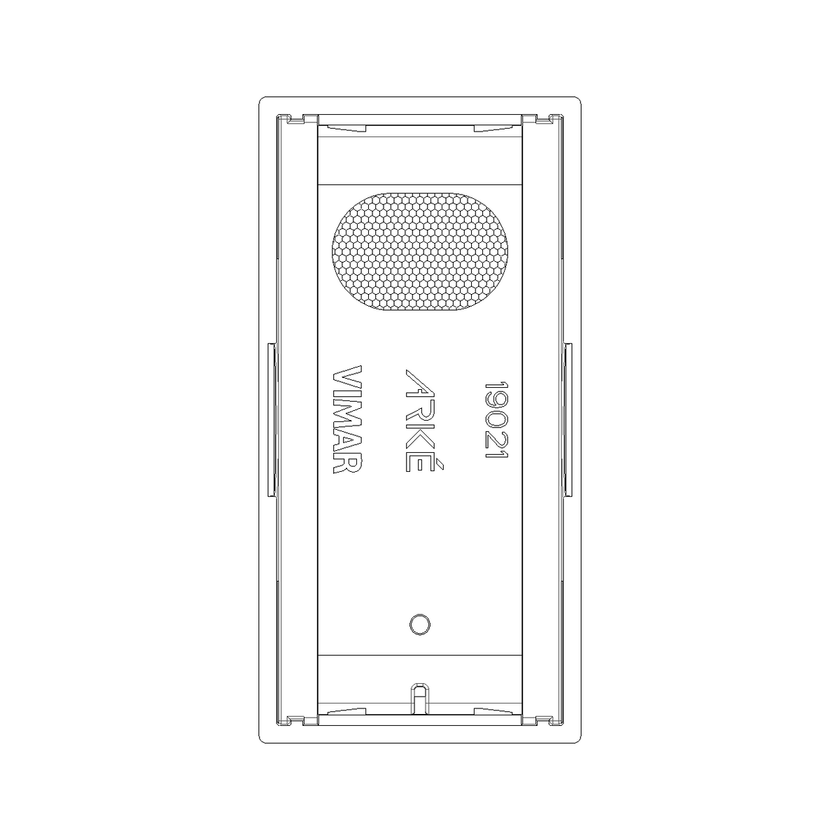 Vimar ARKÉ 1-Module Interchangeable Lightable Button, IP40 — Quality Boat Parts