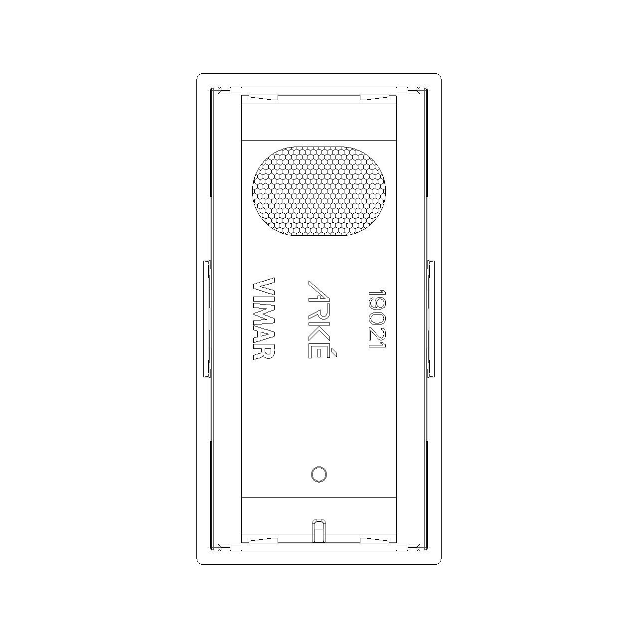 Vimar ARKÉ 1-Module Interchangeable Lightable Button, IP40 — Quality Boat Parts