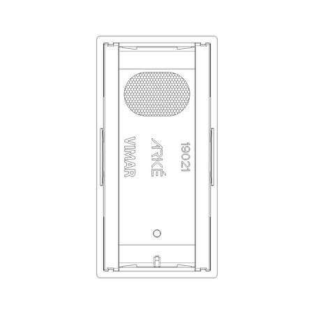 Vimar ARKÉ 1-Module Interchangeable Lightable Button, IP40 — Quality Boat Parts
