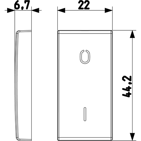 Vimar ARKÉ 1-Module Interchangeable Lightable Button, IP40 — Quality Boat Parts