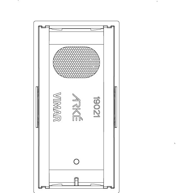 Vimar ARKÉ 1-Module Interchangeable Lightable Button, IP40 — Quality Boat Parts