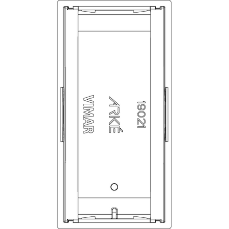 Vimar ARKÉ 1-Module Interchangeable Lightable Button, IP40 — Quality Boat Parts
