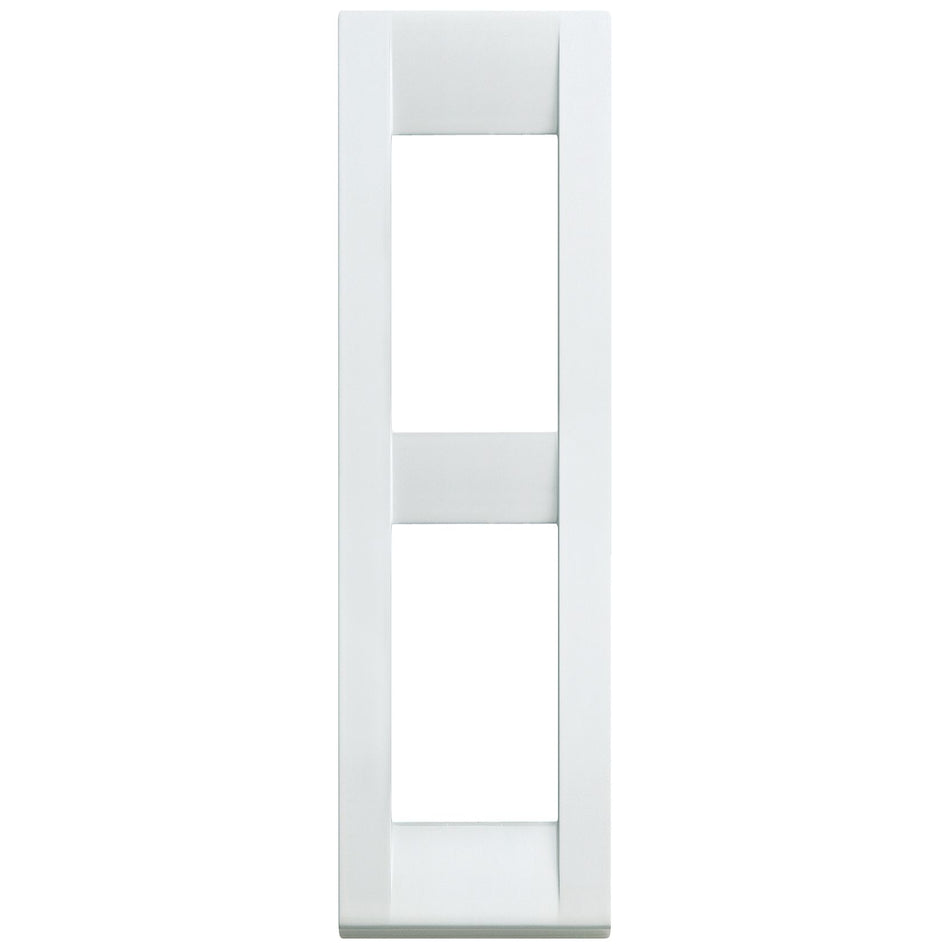 Vimar Idea Classica Cover Plate, 2-Module, Panel Mount, Technopolymer, IP00 — Quality Boat Parts