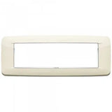 Vimar Eikon 7-Module Round Cover Plate, Clamp Mount, 210 x 80 mm — Quality Boat Parts