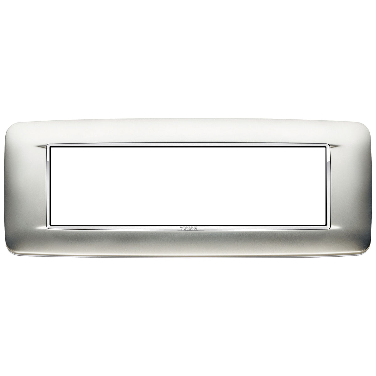 Vimar Eikon 7-Module Round Cover Plate, Clamp Mount, 210 x 80 mm — Quality Boat Parts