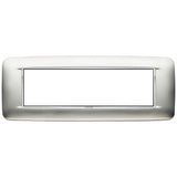 Vimar Eikon 7-Module Round Cover Plate, Clamp Mount, 210 x 80 mm — Quality Boat Parts